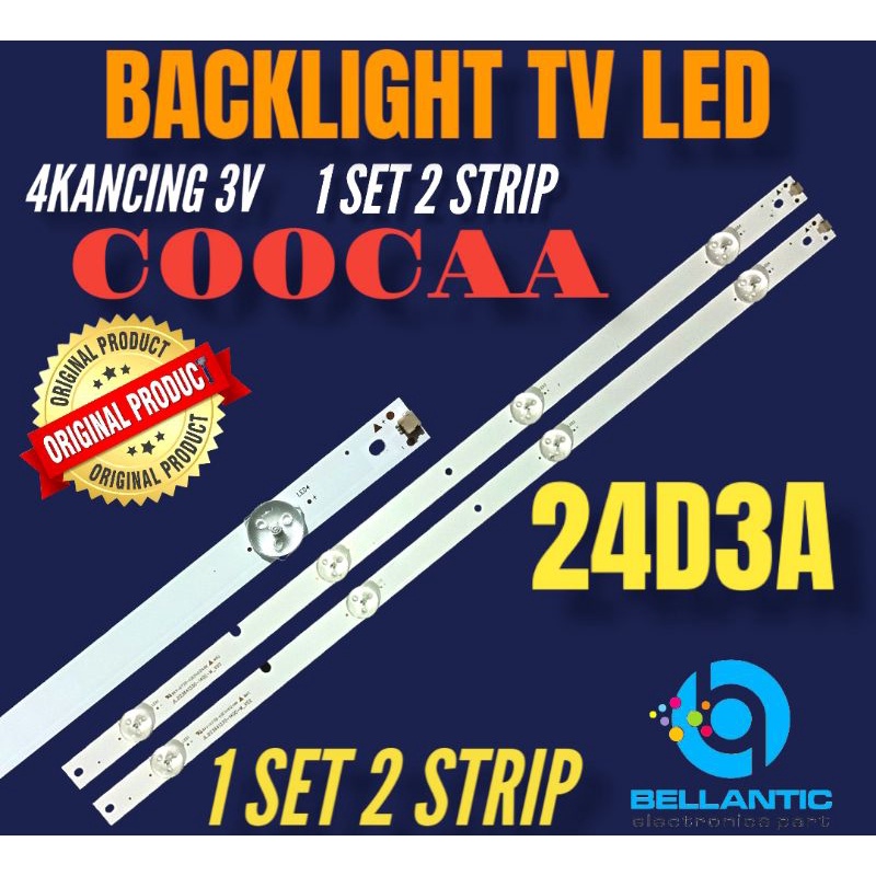 COOCAA 24 นิ้ว 24D3A LED TV BACKLIGHT 24INCH