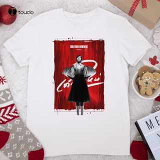 เสื้อยืดเท่ สาวใหม่จากที่ไหนเลย Yu ri สีแดงแขนสั้นสีขาว Unisex S-2345Xl เสื้อยืดคอตเทนเสื้อยืด Unisex