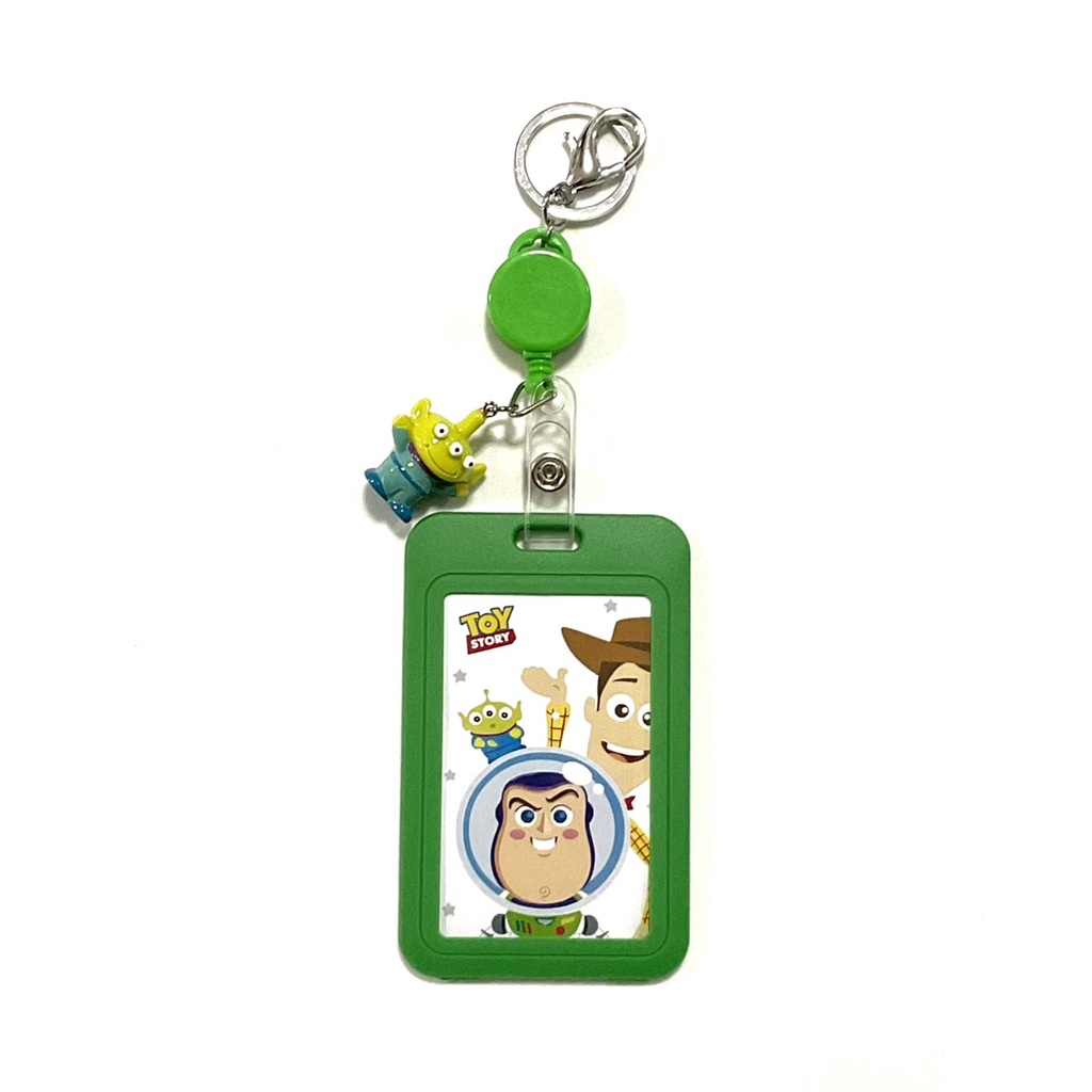 TOY STORY ซองบัตร ห้อยบัตร พร้อมที่ใส่บัตร สายห้อยโยโย่ มีตุกตาเล็กแถม มีก้ามปูสวยงาม มีห่วง ลาย TOY STORY BY 8118 SHOP