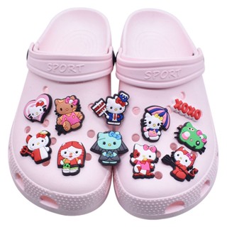 Crocs Jibbitz Pins จี้กระดุม หลากสีสัน สําหรับรองเท้า Crocs