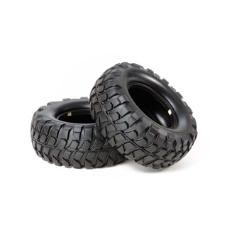 [ชุดแต่งรถบังคับ] TAMIYA 54598 OP.1598 Rock Block Tires (Soft/2pcs.) (CC-01) ชุดแต่งทามิย่าแท้ rc