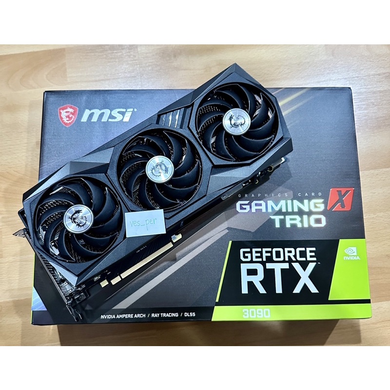 (มือสอง) การ์ดจอ MSI GAMING X Trio RTX3090 สภาพดี !!