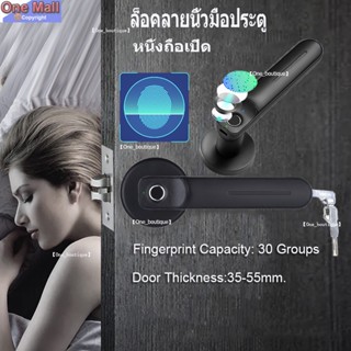 ล็อคลายนิ้วมือ ล็อคลายนิ้วมือประตู ล็อคประตูสแกนลายนิ้วมืออัจฉริยะ Fingerprint Door Lock