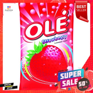 โอเล่ ลูกอม สตรอเบอรี่ 100 เม็ด 280 กรัมOle Strawberry Candy 100 tablets 280 g.