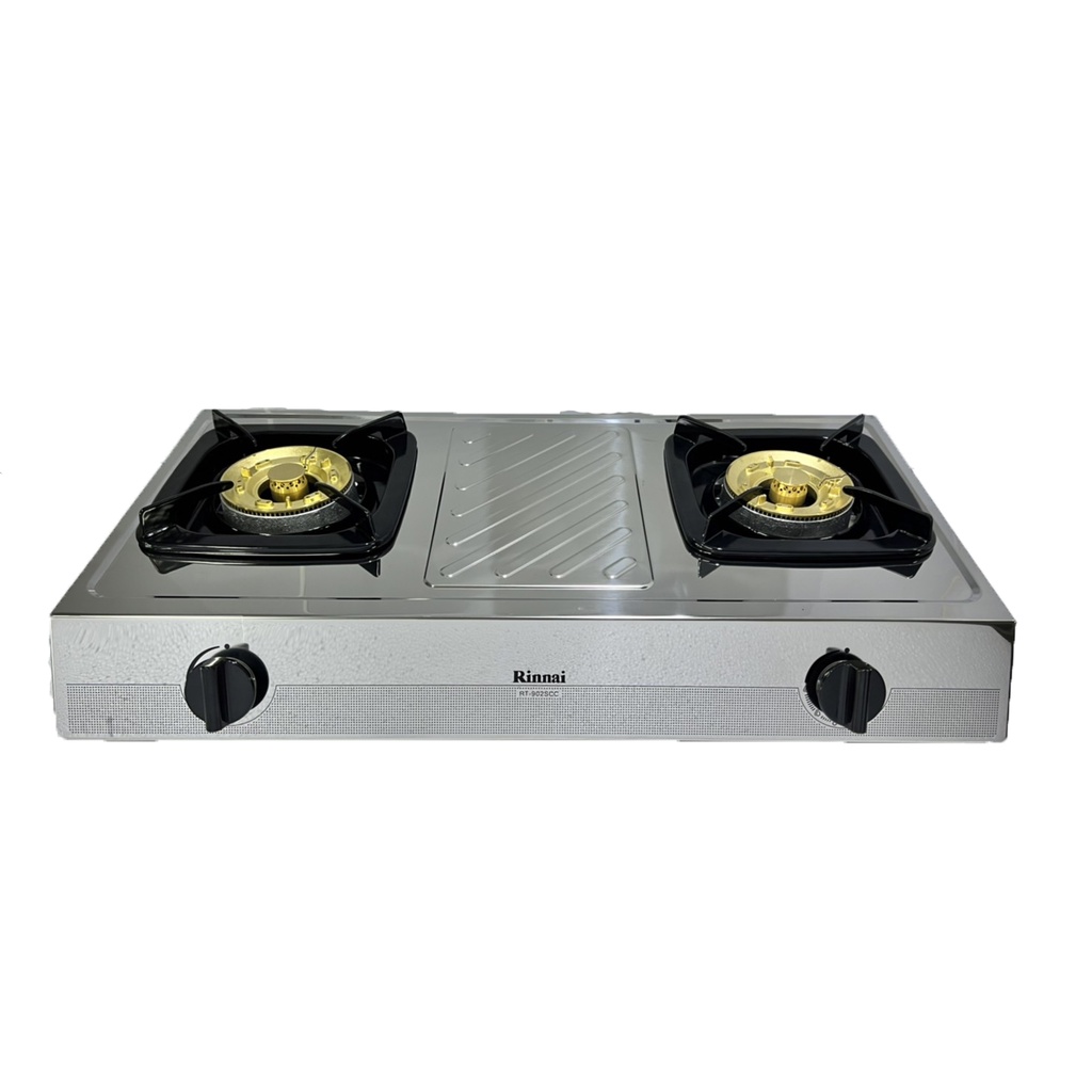 Rinnai รุ่น RT-902SCC หัวเตาหนาขนาดใหญ่พิเศษ ฝาทองเหลืองแท้