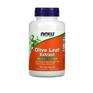 NOW Foods, Olive Leaf Extract, 100 Veg Capsules