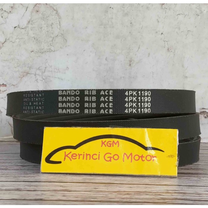Bando Van Belt 4PK 1190 V เข็มขัดพัดลมเข็มขัด Groove 4PK-1190 พัดลมเข็มขัด Astina 323 626 Ford Laser