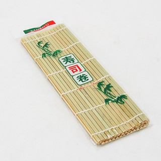 เสื่อม้วนซูชิ เสื่อไม้ไผ่สำหรับทำซูชิ ขนาด 26 x 27 ซม. Sushi rolling mat, Bamboo