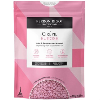 CIREPIL EUROSE DEPILATORY NON STRIP DISPOSABLE WAX 800 g. ฮาร์ทแว๊ก สีชมพู เนื้อครีมเข้มข้น ขนสั้นแค่ไหนก็กำจัดได้ หอม