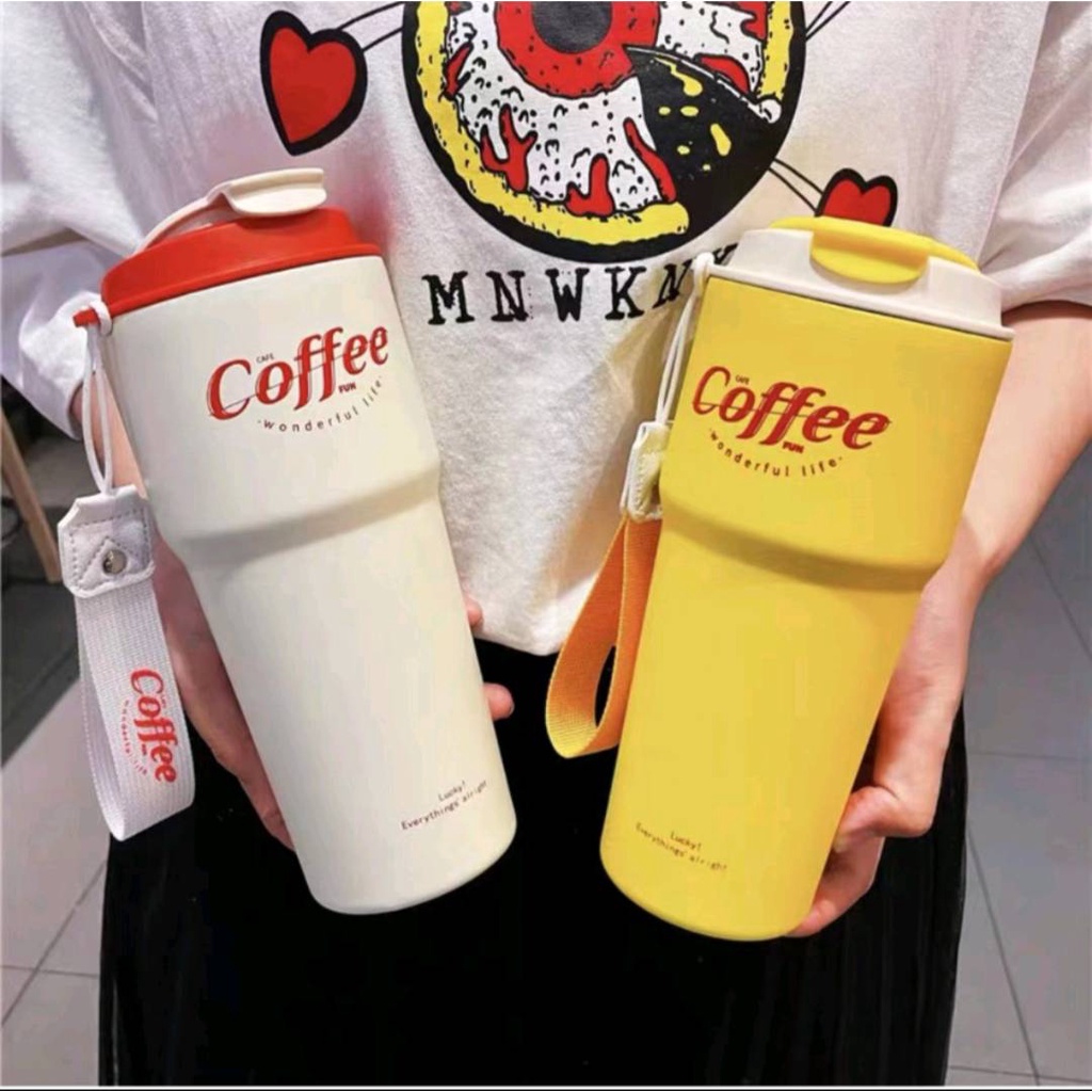 แก้วน้ำ(Coffee) กระบอกน้ำเก็บอุณหภูมิ สแตนเลส 304 ขนาด 620 ml