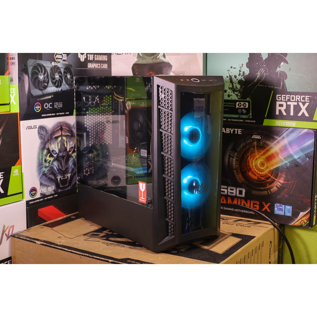 คอมมือสองเล่นเกมส์ AMD Ryzen 5 3500 การ์ดจอ GTX1650