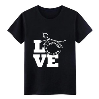 เสื้อยืดผ้าฝ้ายพิมพ์ลายขายดี Yuanl5 {พร้อมส่ง เสื้อยืด ผ้าฝ้าย 100% พิมพ์ลาย Love Physiotherapy พลัสไซซ์ XS-4xl สําหรับผ