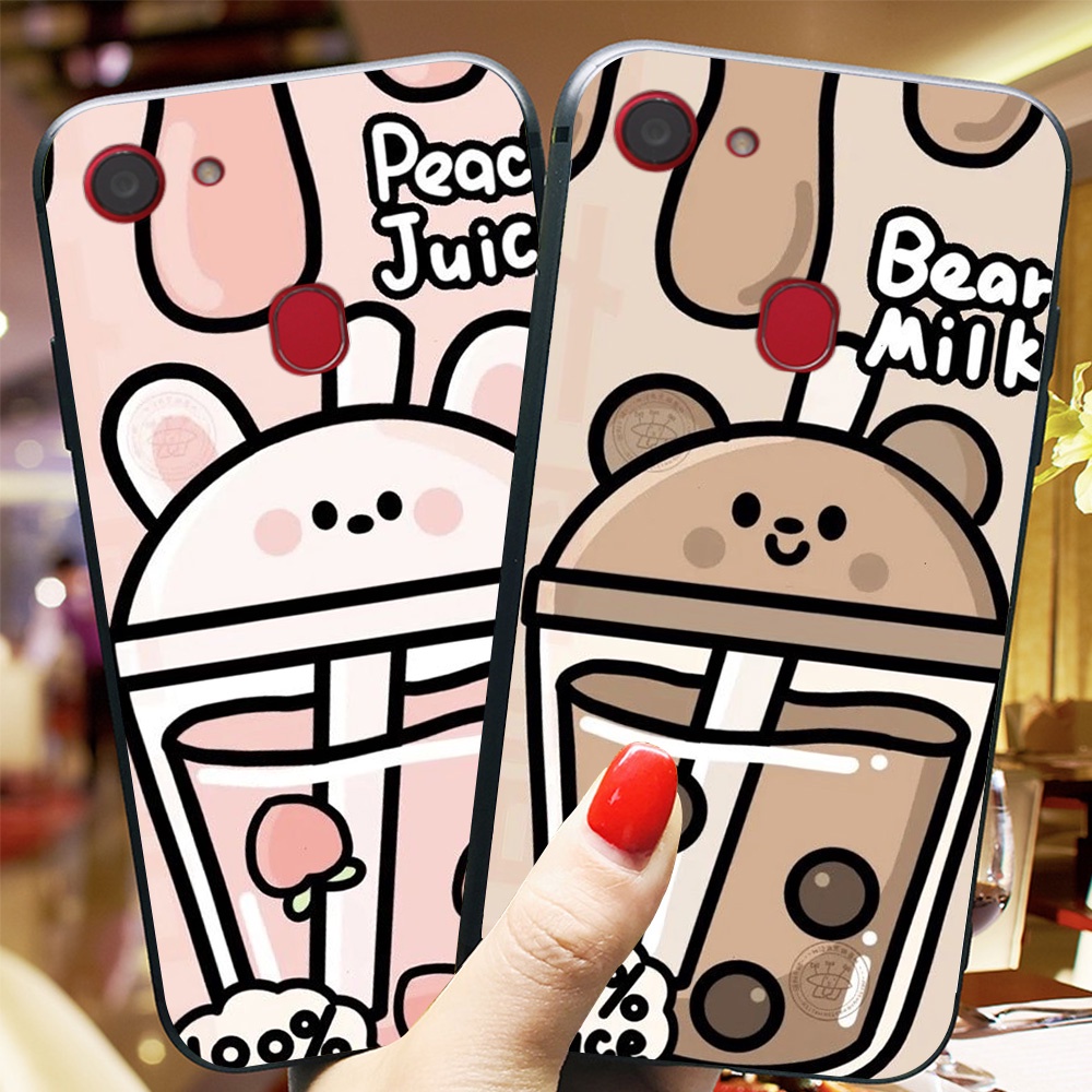 เคสโทรศัพท์สําหรับ oppo f5 / oppo f5 youth / oppo f7 ชานมสไตล์วัยรุ่น