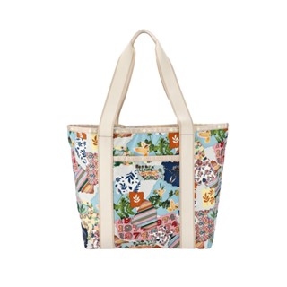 Lesportsac Everyday Zip Tote Bag กระเป๋าโท๊ส กระเป๋าถือ Styke 3867