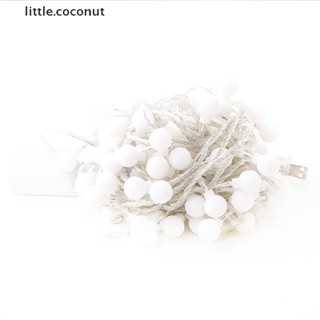 [little.coconut] สายไฟหิ่งห้อย LED USB สําหรับตกแต่งงานแต่งงาน คริสต์มาส