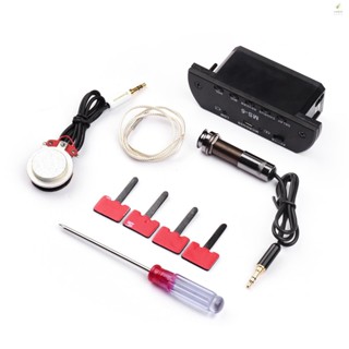 [On Sale] Acoustic Guitar Pickup Resonance Pickups Preamp System with Rechargeable Battery