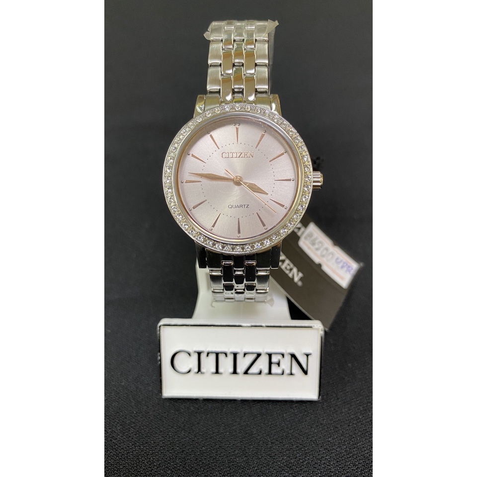 #77 นาฬิกาข้อมือผู้หญิง CITIZEN หญิง รุ่น EL3041-87X ระบบควอทซ์