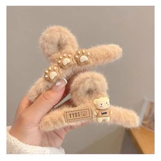 กิ๊บติดผมหัวหลังตุ๊กตาการ์ตูนฤดูใบไม้ร่วงฤดูหนาว