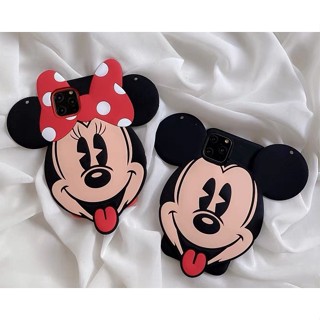 Samsung A33 A23 S22 Plus S22 Ultra S21 FE S21 Plus S21 Ultra S20 FE S20+ S20 Ultra S10 Plus S10 Lite S9+ Note 9 Note 10 Lite Note 10+ Note 20 Ultra 3D Mickey Minnie Mouse Casing