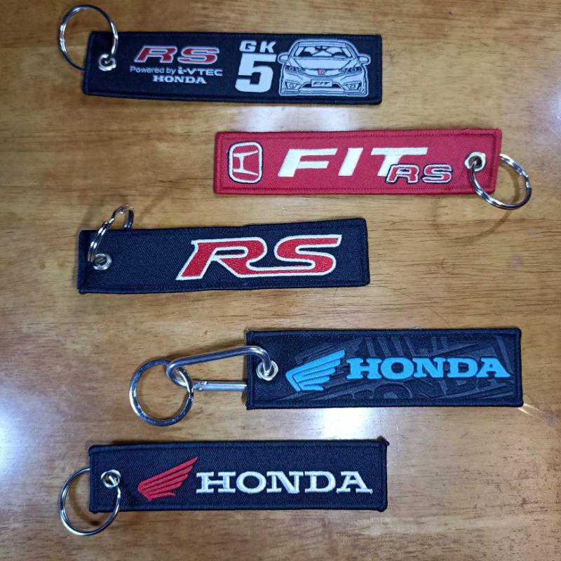 พวงกุญแจ HONDA fit RS GK5 ยานยนต์ Motorsport ยี่ห้อผ้าพวงกุญแจพวงกุญแจ