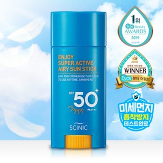 Scinic Enjoy Super Active Airy Sun Stick 15g face Sunscreen K beauty