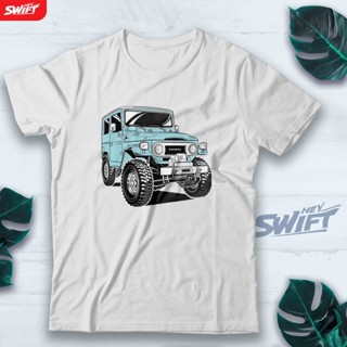 [COD]เสื้อยืด พิมพ์ลาย Toyota Land cruiser FJ40 DISTROS-5XL