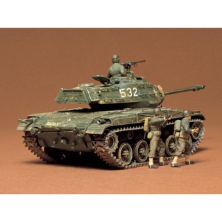 [ชุดโมเดลสเกลประกอบเอง] TAMIYA 35055 1/35 U.S. M41 WALKER BULLDOG โมเดลทามิย่าแท้ model