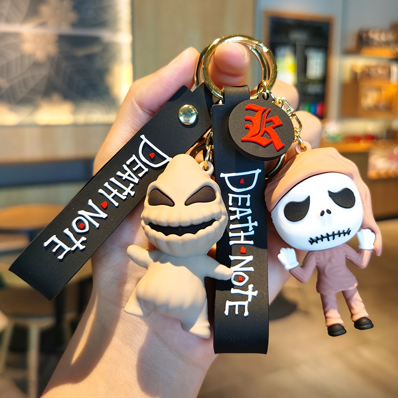 Ag พวงกุญแจ PVC ลายการ์ตูนอนิเมะ The Nightmare Before Christmas สําหรับห้อยกระเป๋า