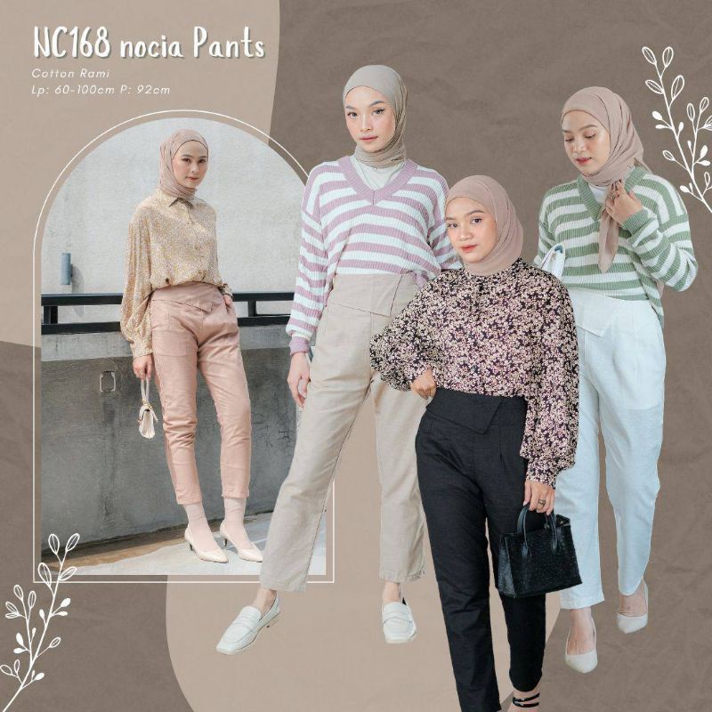 ขายส่ง Nocia Pants Nc168 ทําจากป่านฝ้ายและปิกจริง