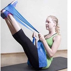 ใส่โค๊ดXFE6YZลด25%! ยางยืดออกกำลังกาย โยคะ พิลิทิส ยาว 150 cm ยางยืดพิลาทิส ยางยืดโยคะ