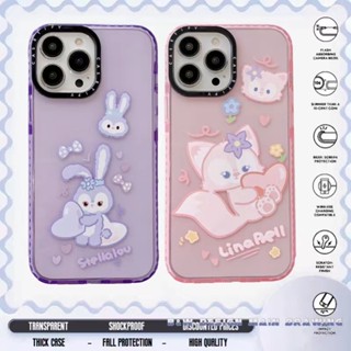 Casetify เคสโทรศัพท์มือถือแบบนิ่ม ใส กันกระแทก ลายการ์ตูน StellaLou LinaBell สําหรับ iPhone 14 14Pro MAX 13 12 11 Pro MAX X XS MAX XR 7 8Plus