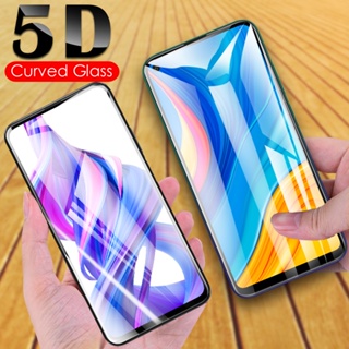 ฟิล์มกระจกนิรภัยกันรอยหน้าจอ ขอบโค้ง 5D สําหรับ Huawei Honor 9A 9C 9S 9X Lite Pro Premium 8S 8X 8A 7C