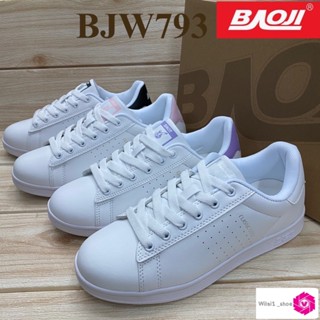 Baoji BJW 793 รองเท้าผ้าใบ แบบหนัง (37-41)ซซ