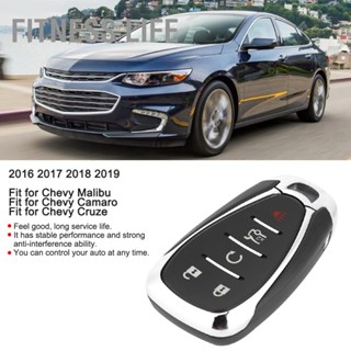 Fitness Life กุญแจรีโมตรถยนต์ 5 ปุ่ม 433Mhz สําหรับ Chevy Malibu Camaro J225