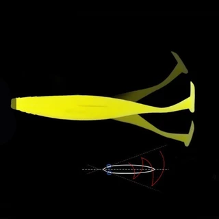 [ ฟรี..ตะขอ ] ปลายาง 12cm 10g ทรงสลิม ตัวใหญ่ เหยื่อปลอม เหยื่อตกปลา Artificial Soft Bait Wobbler Hidden Hook