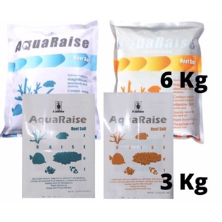 Aquaraise Eco / Reef Salt / Enhanced Formula 3kg / 6kg เกลือทำน้ำทะเล เกลือสังเคราะห์ น้ำทะเลเทียม salt aqua raise