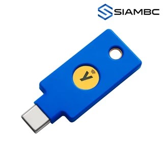 YubiKey Security Key C NFC FIDO U2F FIDO2 Yubico 2FA ป้องกันการแฮก Facebook, Binance Trezor Ledger