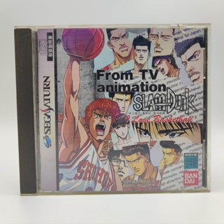 TV Animation Slam Dunk I Love Basketball แผ่นแท้ SEGA SATURN [SS] แผ่นสภาพดี คู่มือไม่สวย มีกล่องใสสวมกันรอยให้ด้วย