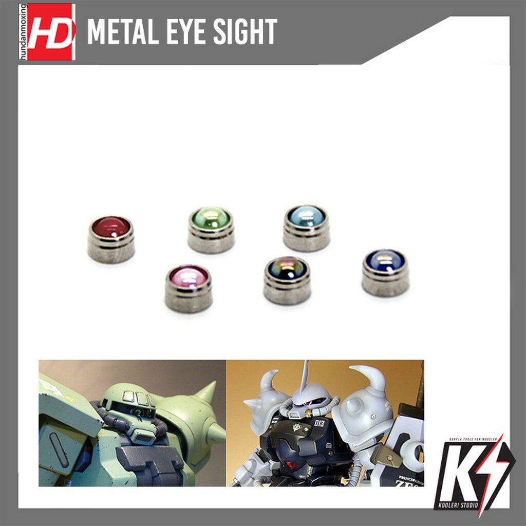 HD Detail Metal Eye Sight #พาร์ทตาโลหะ เสริมดีเทลกันพลา กันดั้ม Gundam พลาสติกโมเดลต่างๆ