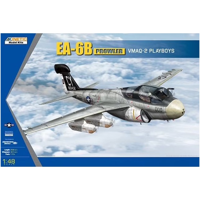 โมเดลประกอบ Kinetic Model1/48 KI-K48112 EA-6B Prowler VMAQ-2 Playboys