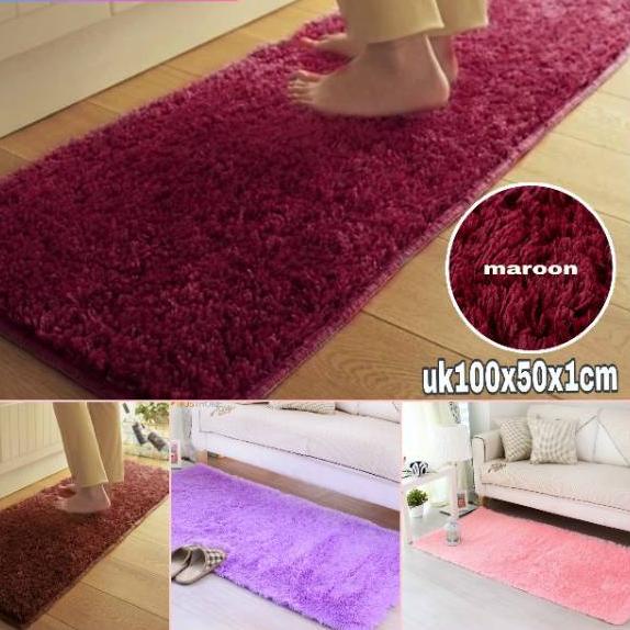 Best Product พรมขนสัตว์ uk 100x50x1cm