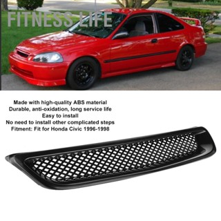 กระจังหน้าตาข่ายระบายอากาศ สําหรับ Honda Civic 96‐98 Jdm Type‐R Style