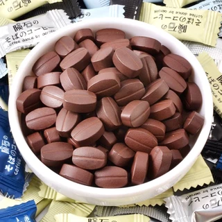 [1แถม1] ลูกอม กาแฟ coffee candy เม็ดละ1กรัม (50เม็ด/100เม็ด) กาแฟแท้อัดเม็ด รสชาติเช้มถึงรส หวานน้อย ลูกอมกาแฟเคี้ยวได้