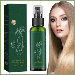 Ginseng Essence For Hair Regrowth Anti Hair Loss Ginseng Natural Herbal Hair Growth Essence Professional Hair Care teith