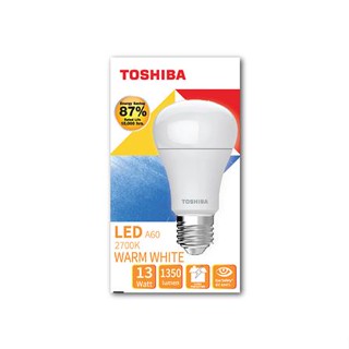 หลอด LED TOSHIBA A60 G7 13 วัตต์ WARMWHITE E27