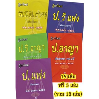 รวมคำพิพากษาศาลฎีกา 15 ปี แพ่ง อาญา วิแพ่ง วิอาญา พ.ร.บ.ต่างๆ