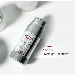 EUCERIN HYALURON 3X FILLER OVERNIGHT TREATMENT 30ML.ยูเซอรินช่วยเติมริ้วรอยลึกฟื้นบำรุงให้ผิวผิวเนียนกระจ่างใส