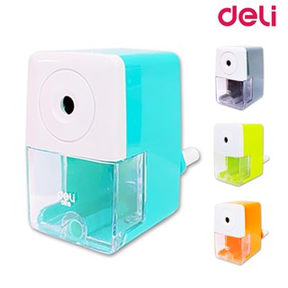 กบเหลาดินสอ เครื่องเหลาดินสอ  Deli 0616 Pencil Sharpener (คละสี) เครื่องเขียน อุปกรณ์การเรียน [S24]