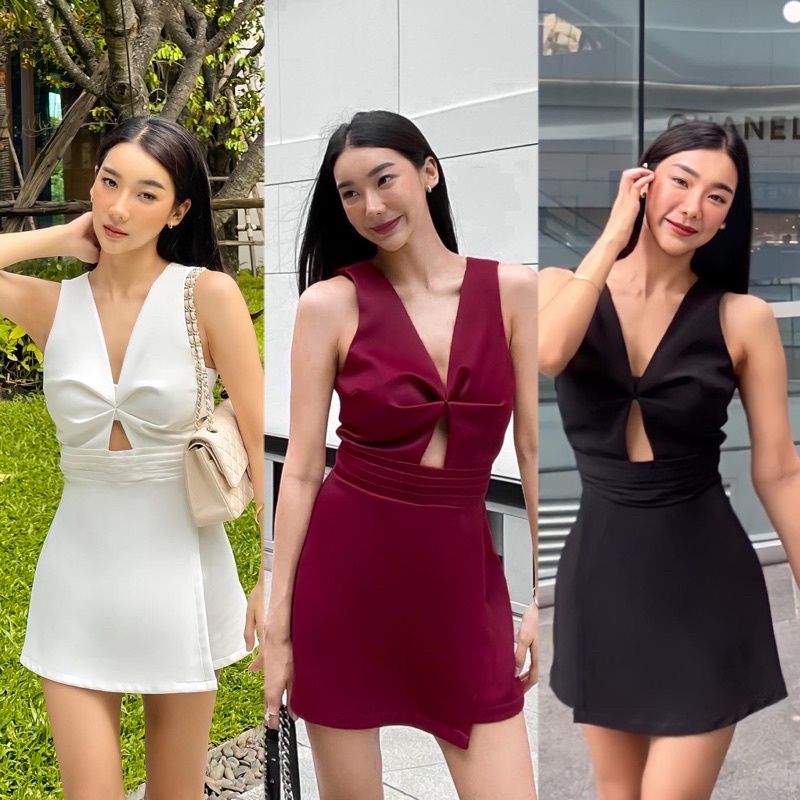 La femme รุ่น Jenny Dress ชุดเดรสสั้น