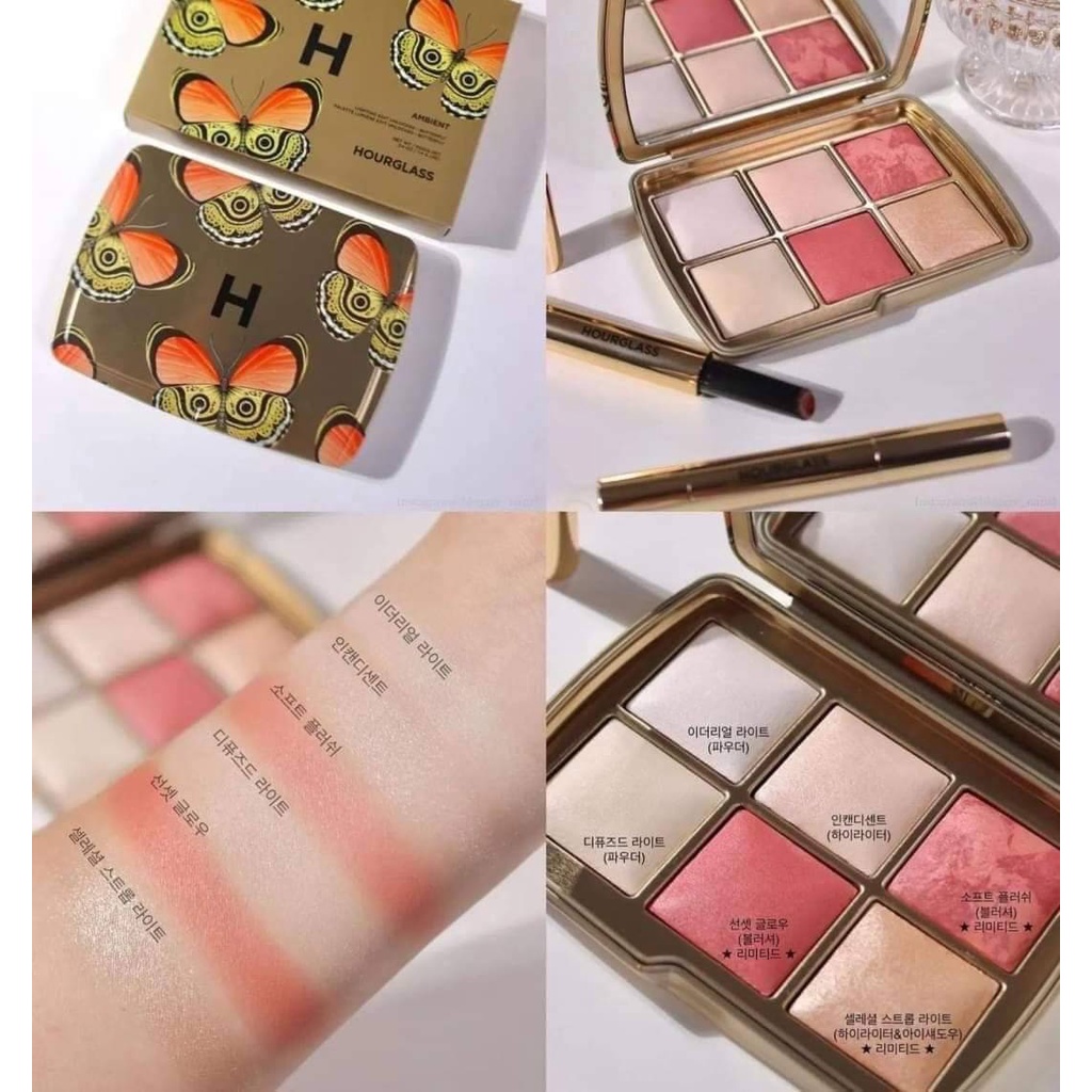 ฉลากไทย 6 ช่อง ผีเสื้อ ของแท้ ล็อตใหม่ Hourglass Ambient Lighting Edit Unlocked Collection 2022 ปัดแ